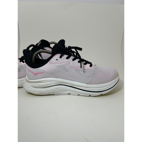 Hoka One One Clifton 10 Wide Pink Black Running Shoes Womens 8.5D 1162050 CTNS - Picture 6 of 13